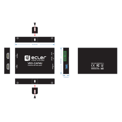 Устройство захвата HDMI 2.0 UHD и конвертер в USB 3.0 VEO-CAP4U