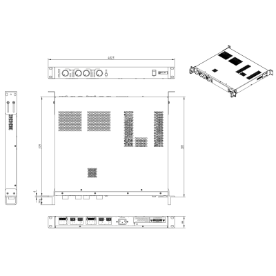 Цифровой четырехканальный усилитель AURA-4H150