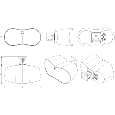 Премиальная настенная акустическая система NIMBO-24TN