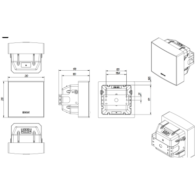 Компактная настенная акустическая система AMBIT-16BK