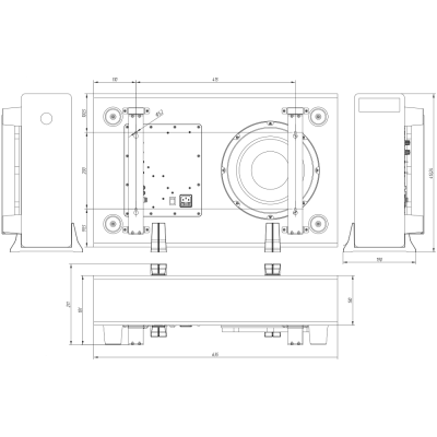 Активный сабвуфер EDGE-SB110P