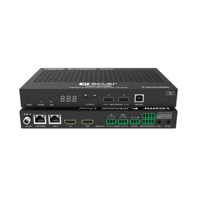 Передатчик сигналов HDMI 4K/60 и Dante/AES67 по витой паре VEO-XTI4D