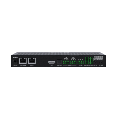 Приемник сигналов HDMI 4K/60 и Dante/AES67 по витой паре VEO-XRI4D